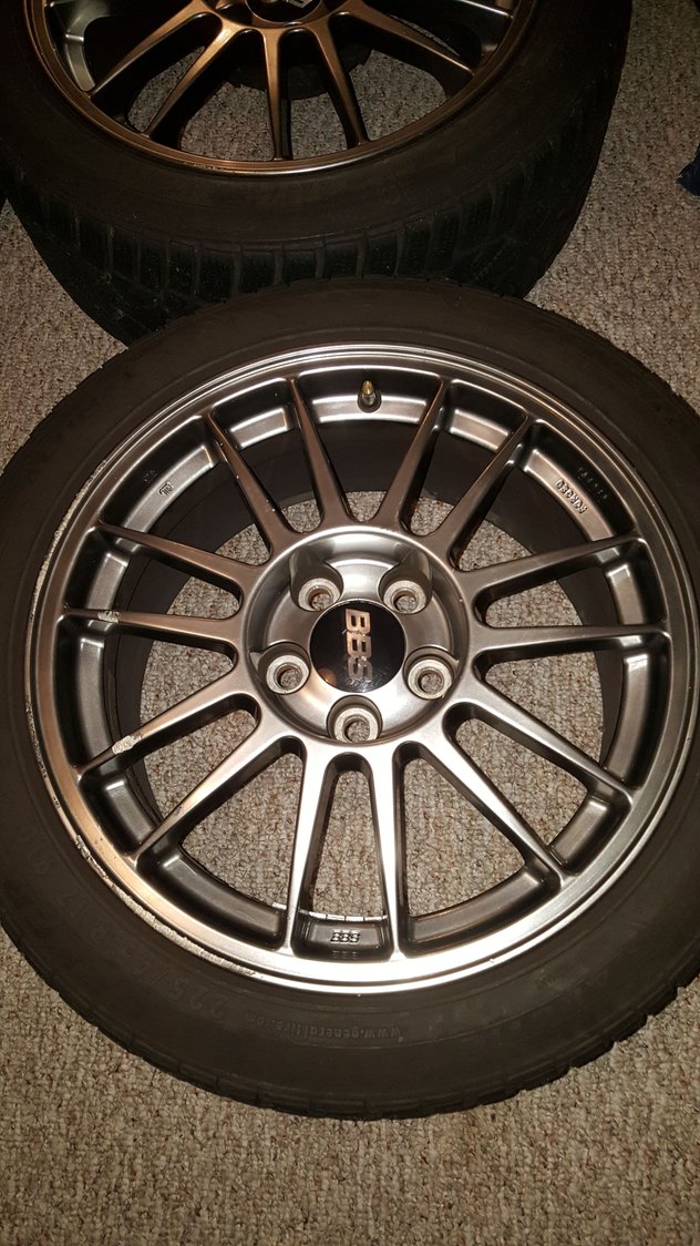 Wheels and Tires/Axles - Evo 9 SE BBS - Used - 2003 to 2006 Mitsubishi Lancer Evolution - Orlando, FL 32837, United States