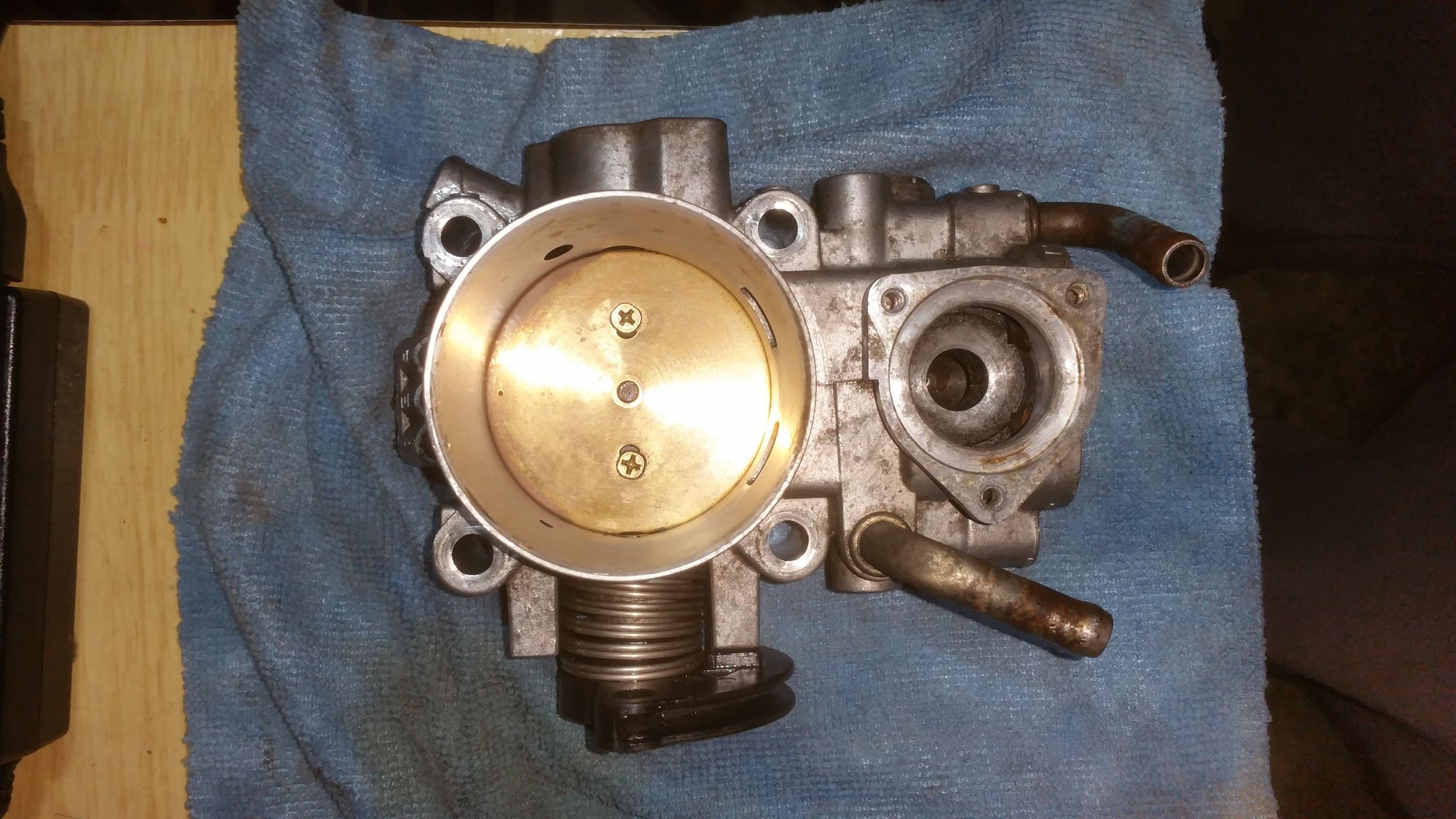 Engine - Power Adders - Evo 8/9 Curt Brown Ported Intake Manifold and 65 mm throttle body - Used - Lake In The Hills, IL 60156, United States