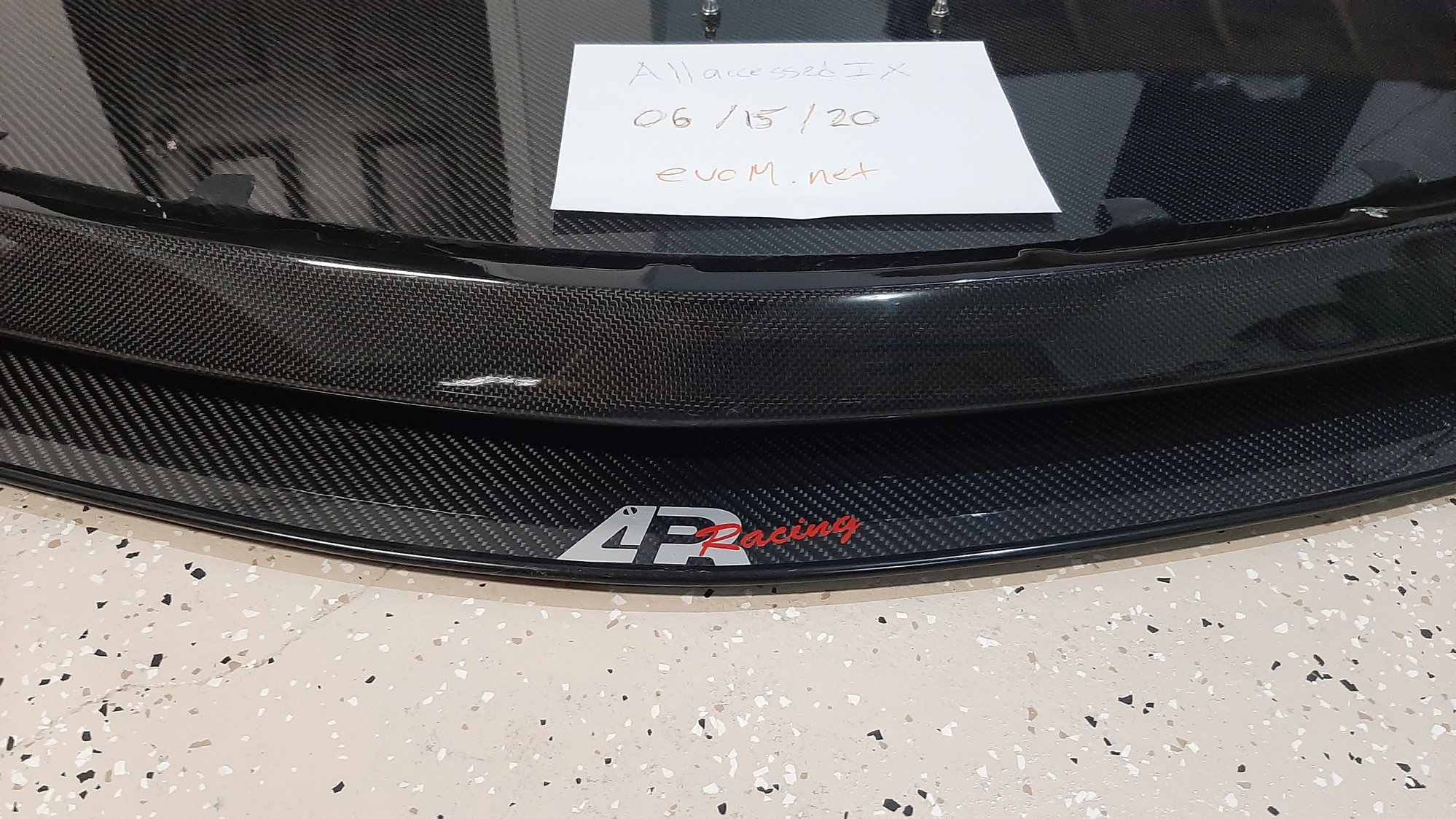 Exterior Body Parts - Do luck style lip/apr splitter combo - Used - 2003 to 2005 Mitsubishi Lancer Evolution - Winnipeg, MB R3R3G3, Canada