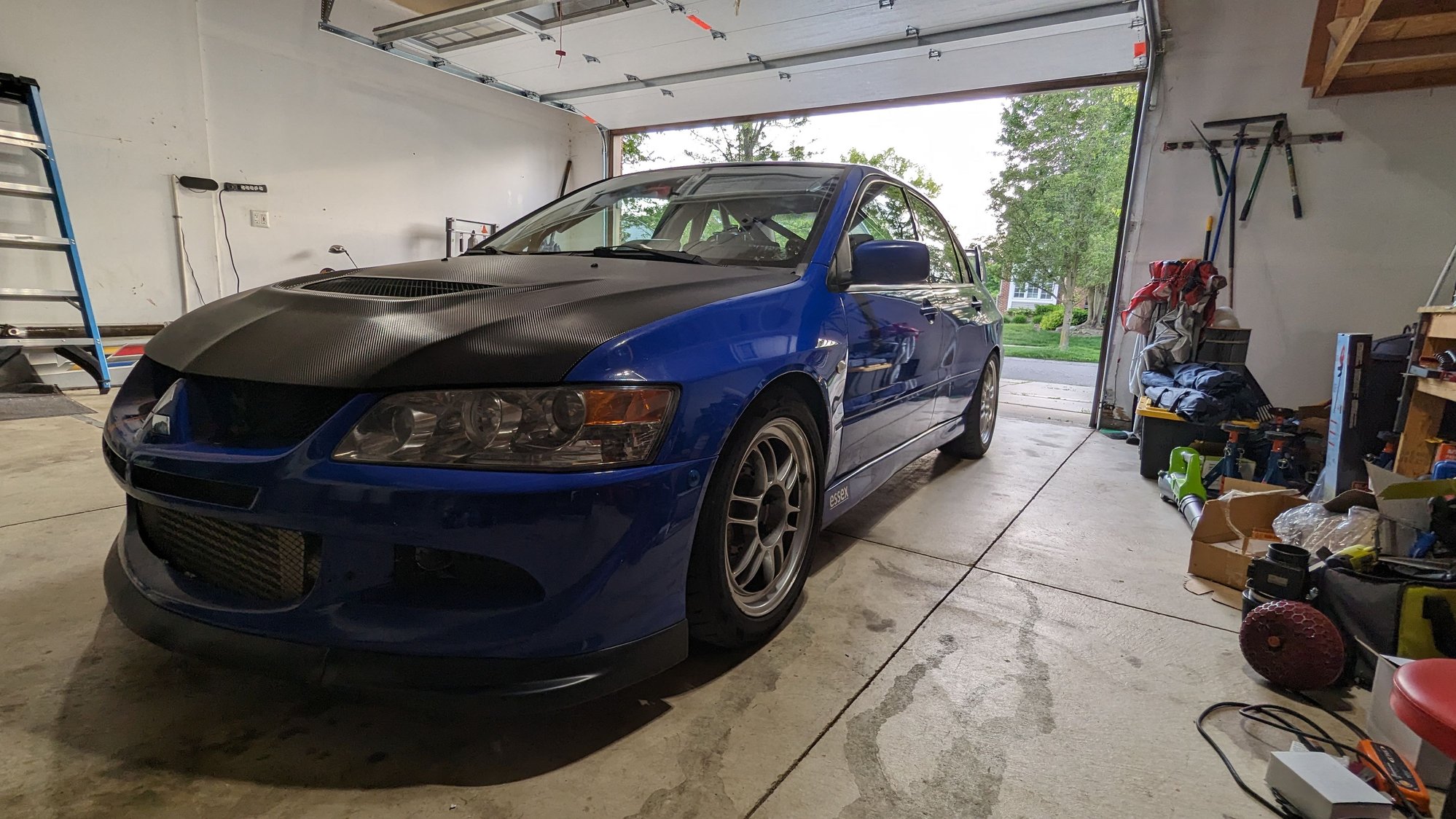 2003 Mitsubishi Lancer Evolution - 2003 Caged BBY Evo 8 - Used - VIN JA3AH86F93U124075 - 89,000 Miles - 4 cyl - AWD - Manual - Sedan - Blue - Commerce Township, MI 48382, United States