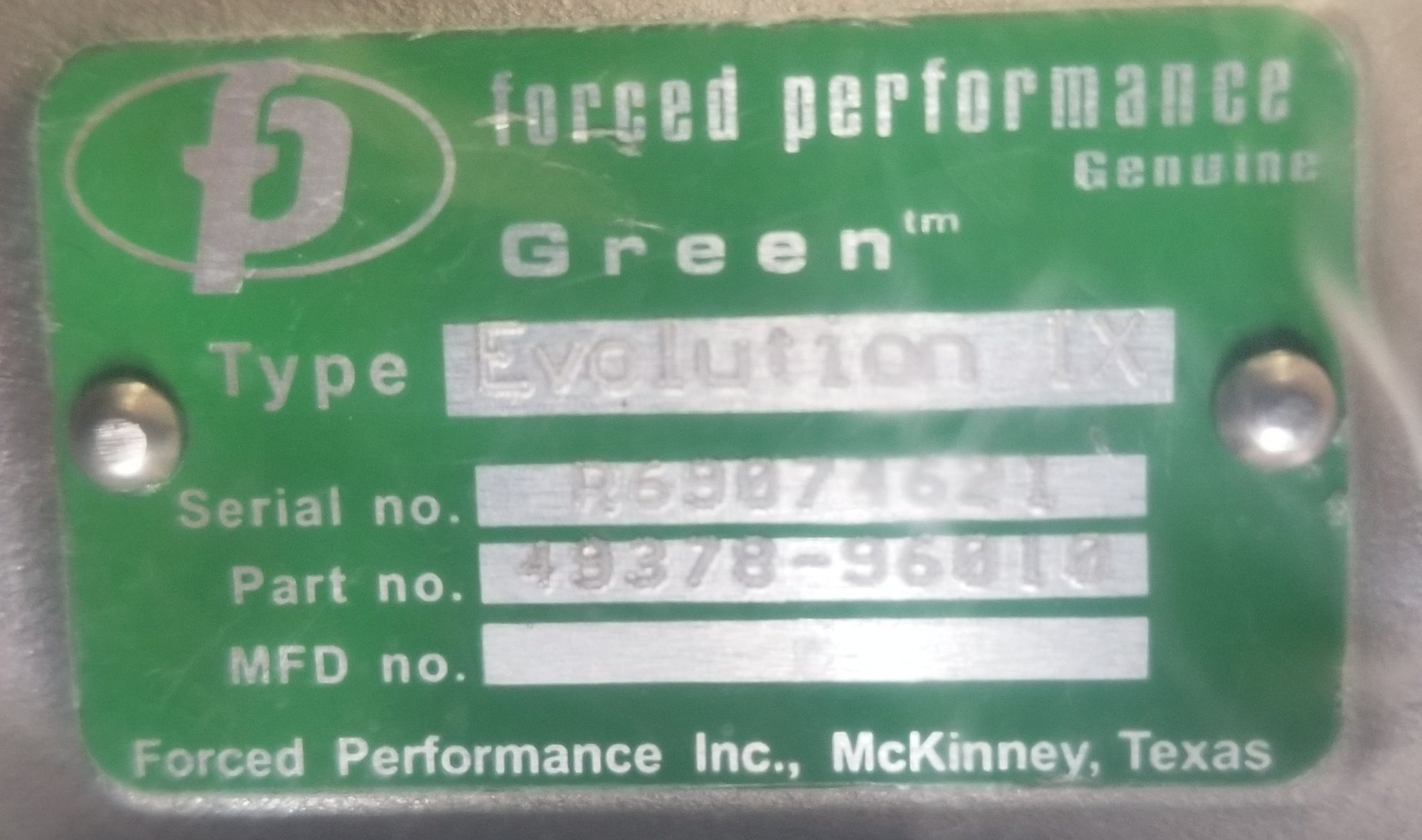 Engine - Power Adders - BRAND NEW!!! Forced Performance EVO 8/9 Green Complete Kit - New - Austin, TX 78753, United States