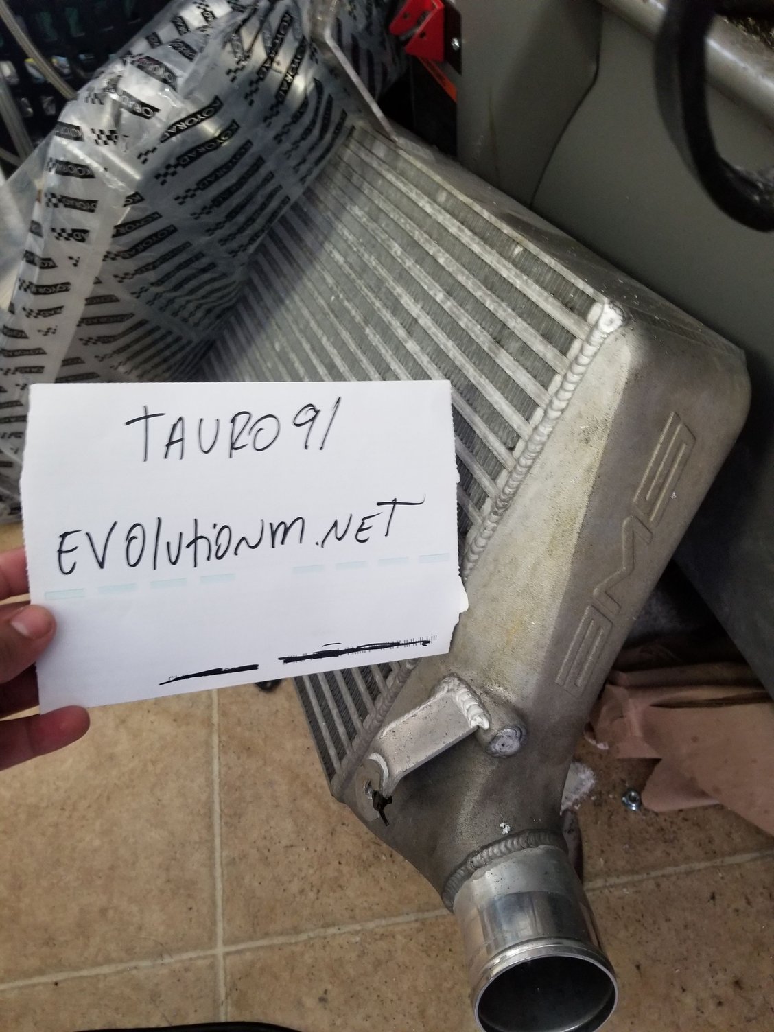 Engine - Intake/Fuel - AMS Evo 8/9 Intercooler - Used - 1998 to 2007 Mitsubishi Lancer Evolution - Miami, FL 33180, United States