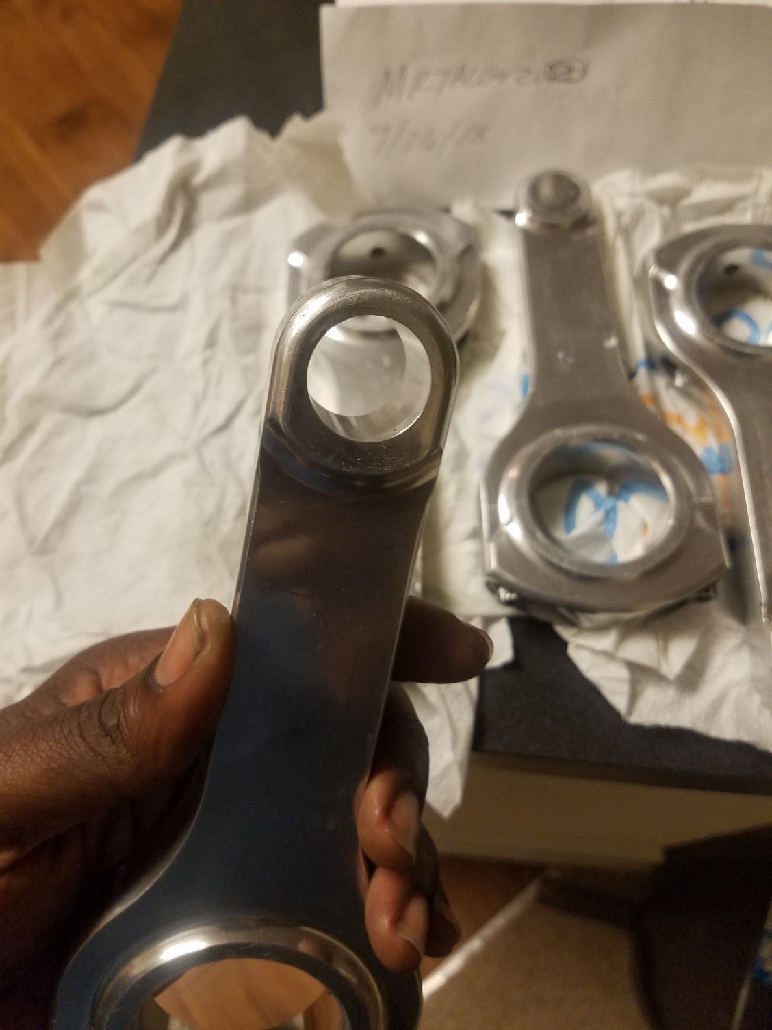 Engine - Internals - 150mm GRP ALUMINUM RODS just installed - Used - 2003 to 2006 Mitsubishi Lancer Evolution - Charleston, SC 29420, United States