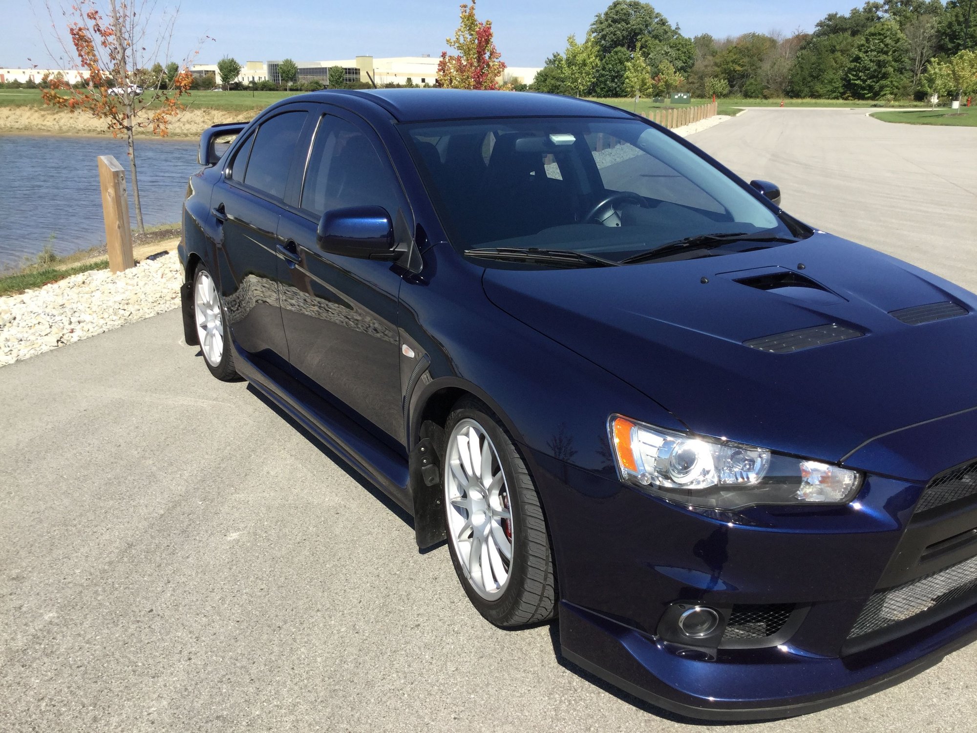 2014 Mitsubishi Lancer Evolution - 2014 GSR Cosmic Blue, Stage 4, Autometer Garage - Used - VIN JA32W8FV5EU024799 - 43,450 Miles - 4 cyl - AWD - Manual - Sedan - Blue - Zionsville, IN 46077, United States