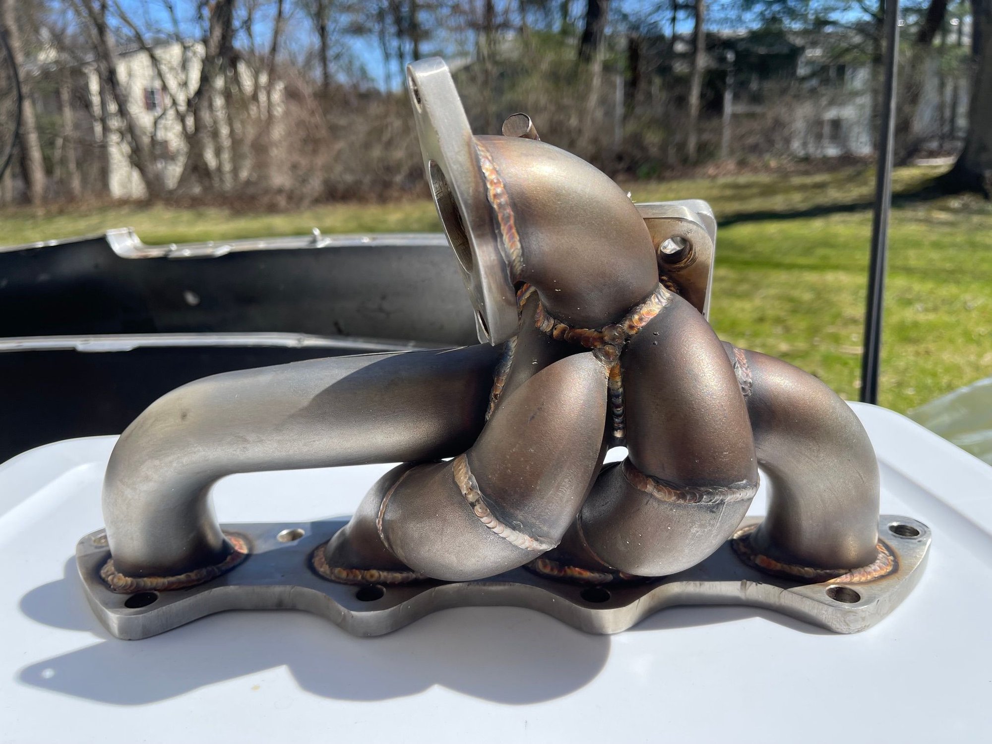 Engine - Intake/Fuel - OBX Racing Sports Turbo Manifold Evo 8/9 turbo manifold - New - 2003 to 2006 Mitsubishi Lancer Evolution - Lincoln Park, NJ 07035, United States