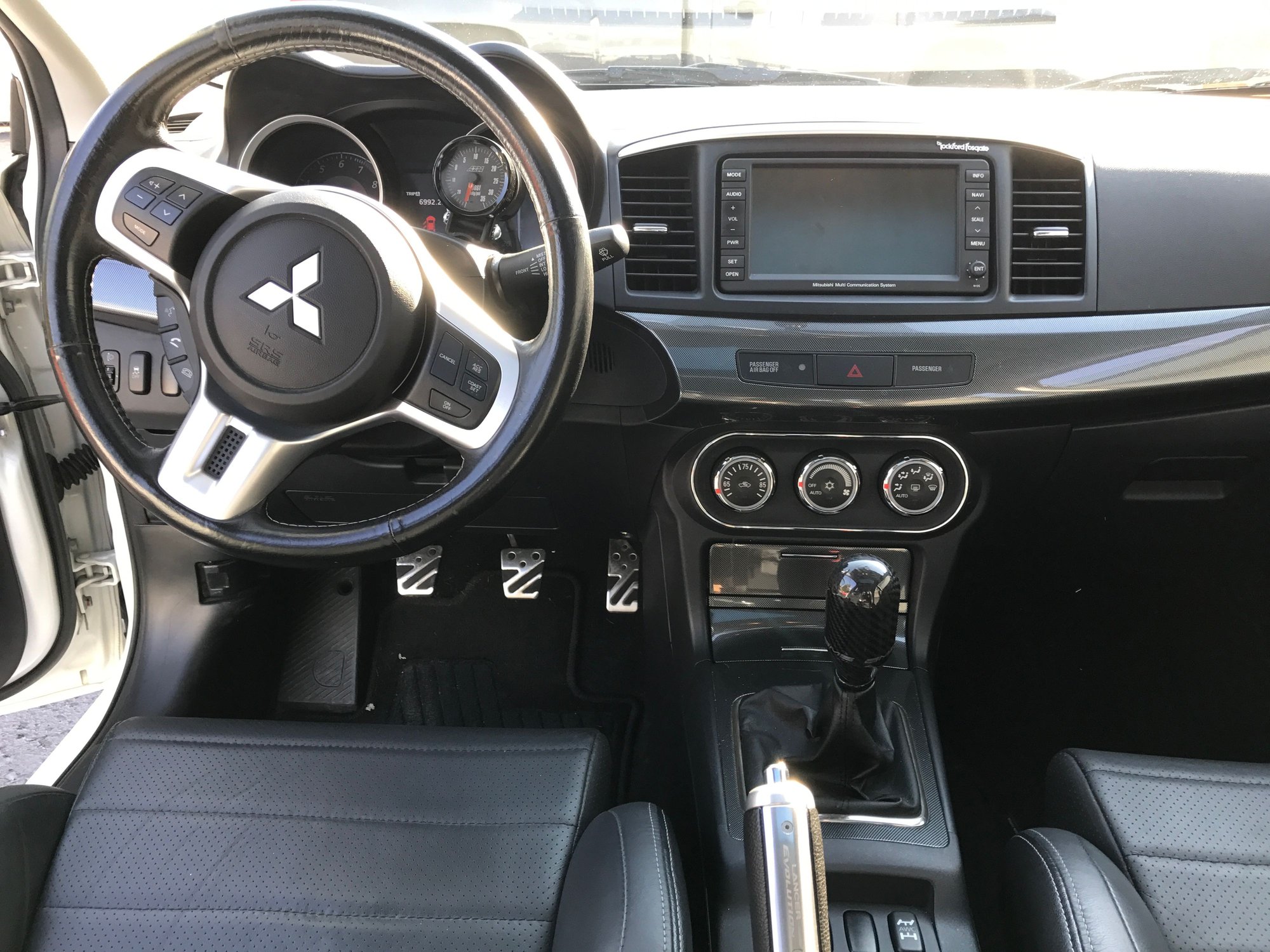 2011 Mitsubishi Lancer Evolution - Ams evo x - Used - VIN JA32W8FV8BV037851 - 4 cyl - AWD - Manual - Sedan - White - Schaumburg, IL 60193, United States