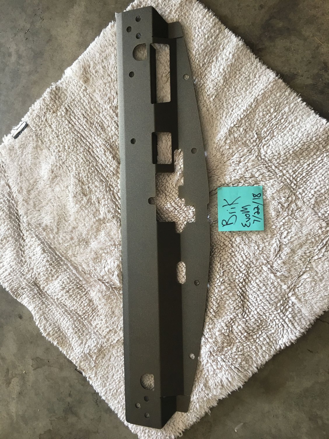 Accessories - FS: New, unused anodized bronze radiator cooling plate - New - 2003 to 2006 Mitsubishi Lancer Evolution - St. Paul, MN 55144, United States