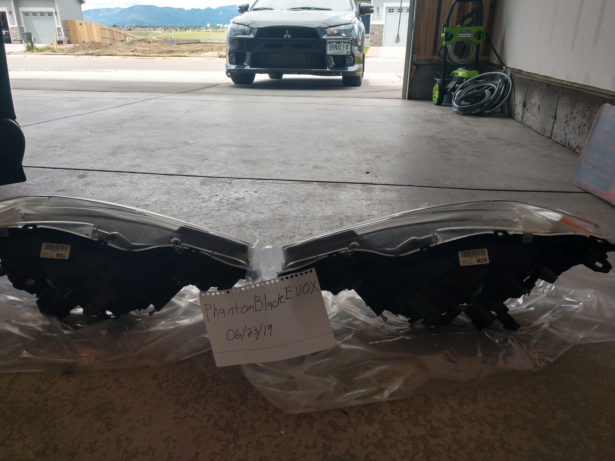 Lights - None HID headlights - Used - 2008 to 2015 Mitsubishi Lancer Evolution - Colorado Springs, CO 80925, United States