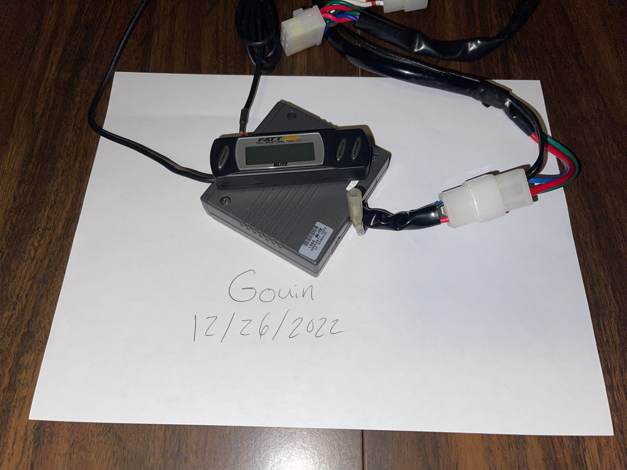 Audio Video/Electronics - Blitz Turbo Timer - Used - 0  All Models - Bristol, CT 06010, United States