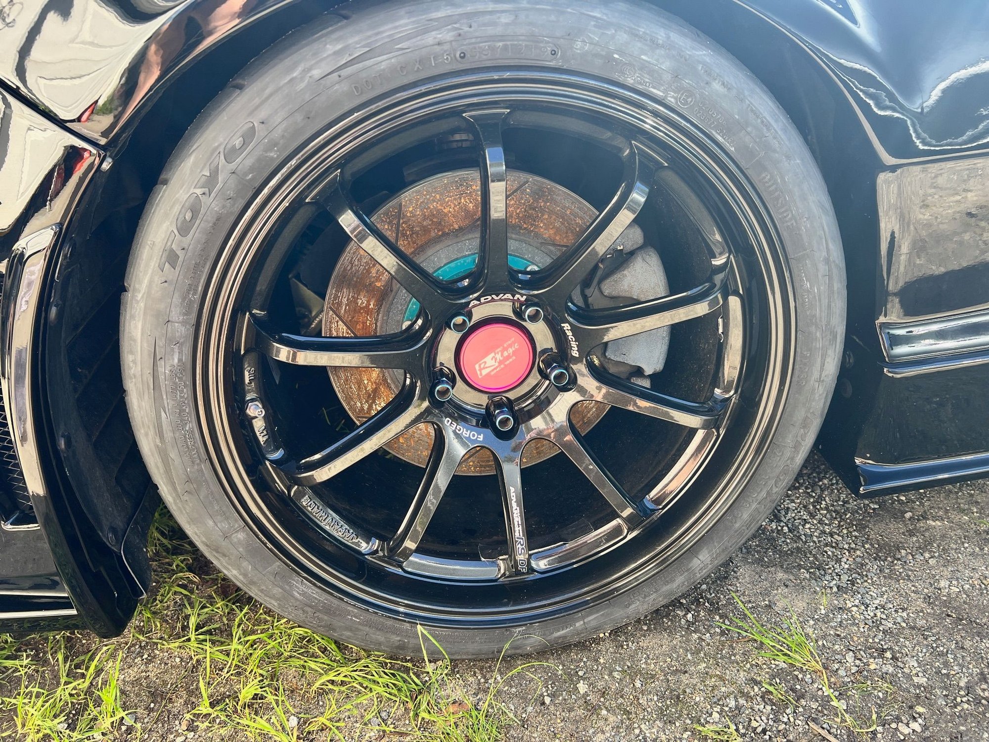 Wheels and Tires/Axles - ADVAN RS-DF 18x9.5 +22 (square) 5x114.3 with FREE SHIPPING or Local Discount - Used - Monterey, CA 93940, United States