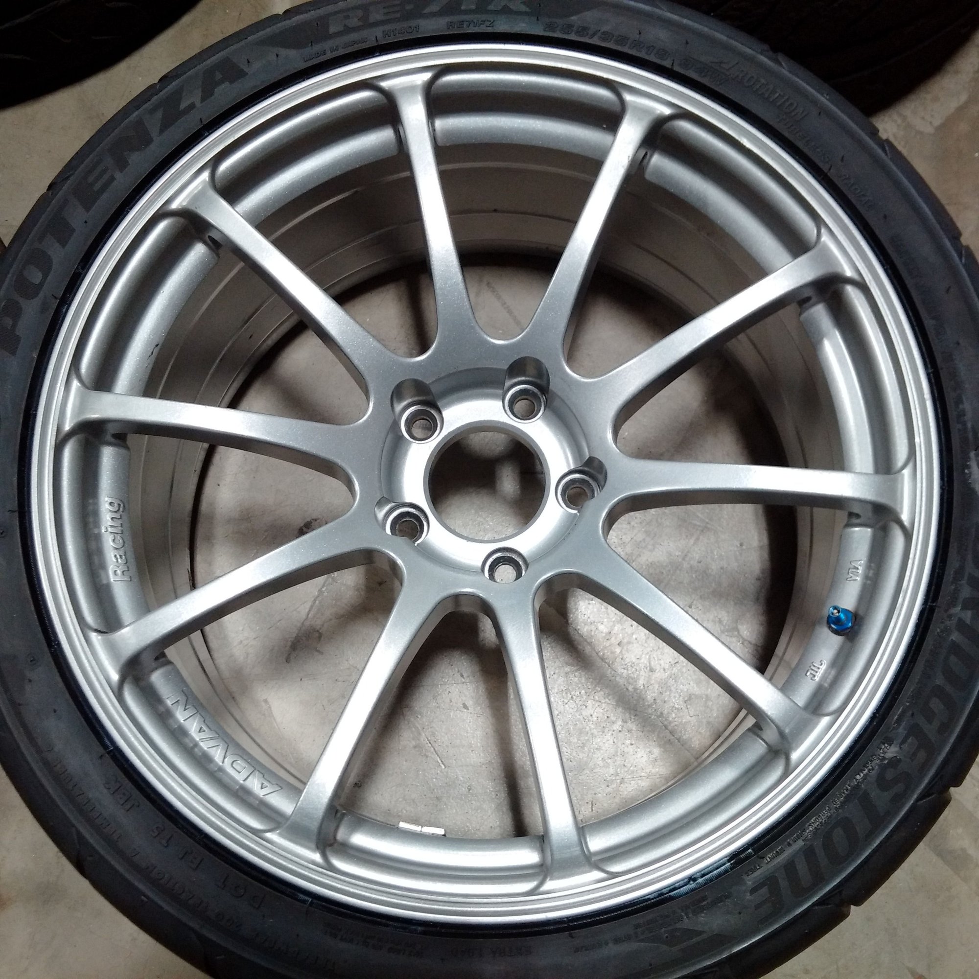 Wheels and Tires/Axles - FS: ADVAN RS 18x9 +29 with 255/35 RE71's - Used - 2003 to 2015 Mitsubishi Lancer Evolution - Torrance, CA 90505, United States