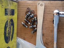 Old bleeders and o-rings. Some of them are rounded or damaged from abuse over the years.