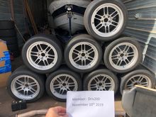 2 sets Enkei RPF1’s 17x10+38 fairly new. Near perfect. 