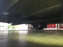 Exhaust to back