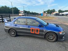 My car sitting in the paddock