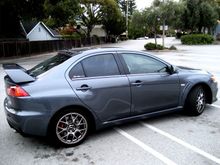 When I still had the Evo-girls vinyl stickers on - I removed them after finding out that someone stole part of the sticker and left visible tamper marks on the remaining bits. Now Nox is back to being clean of decals and hopefully less of a target of unwanted attention.