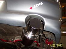 MP Racing 3" TBE tip.