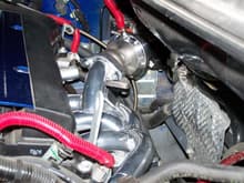 RRM turbo header with Tial wastegate