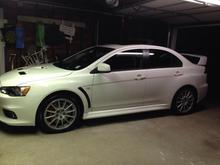 First night in garage