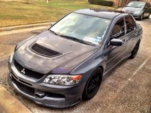 Evo 9 Front w/ fresh full respray Nimbus Grey Pearl