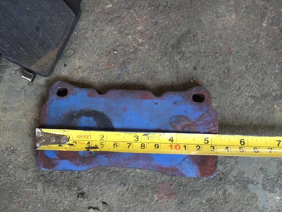my current front ENDLESS Brake Pads is vertical length 6.6 cm and horizontal length 13 cm