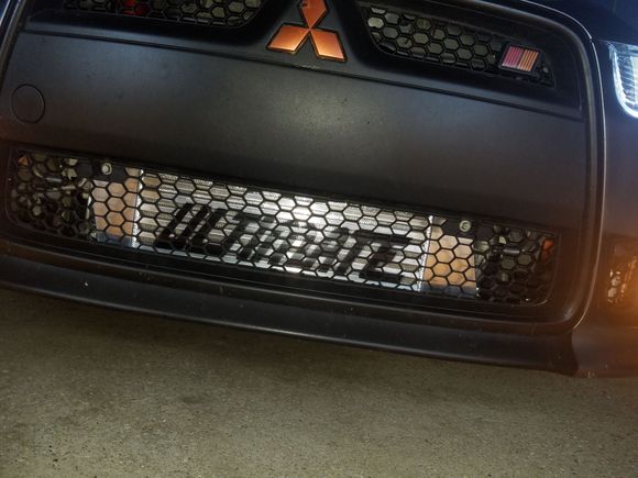 Got my UR intercooler installed with the pipes that i got coated