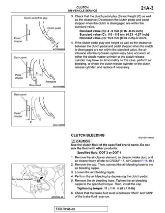 ^ Service Manual Group 21A (Clutch) page 21A-3. This explains the proper clutch pedal setting. Lucky for me, my
