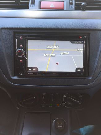 Clarion Navigation NX405 Double DIN  Stereo Installed