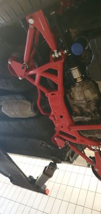 Frnt subframe installed