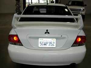 it came with the wing im not a wannabe evo