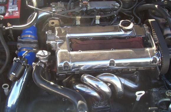 Engine bay, getting there.