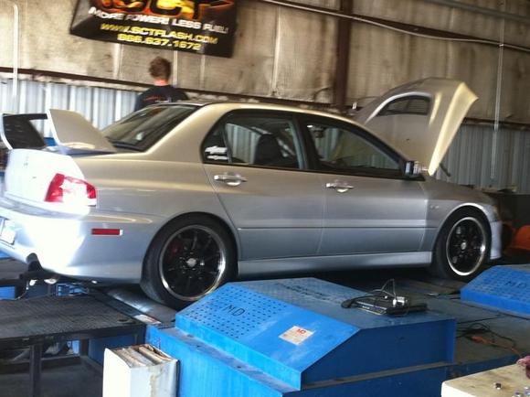 Getting E85 Dyno Tune By KevinD at Evolution Dynamics.