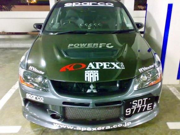 Sparco/ Apexi decals previously