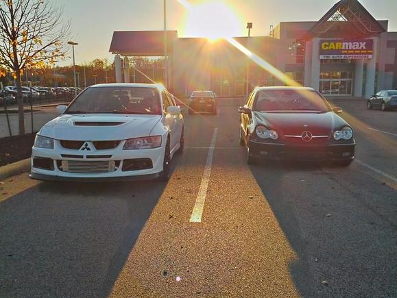 Right before I finalized the trade in of the Evo