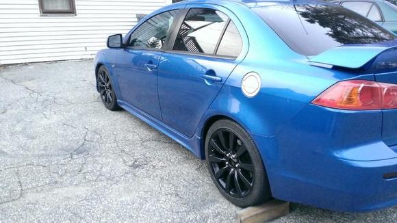 Clear coat on and curing. Project Complete.