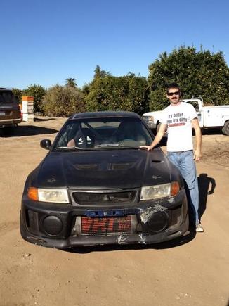 The day I bought her! What a project!