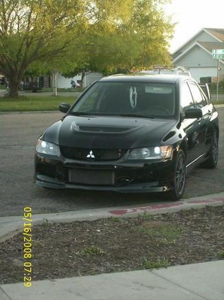 sittin in my drive way after a wash