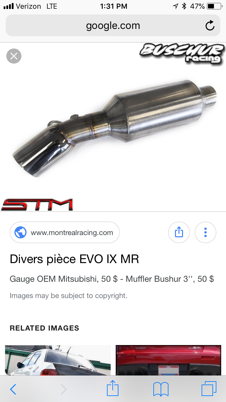 Engine - Exhaust - Buschur Bullet - New or Used - 2001 to 2006 Mitsubishi Lancer Evolution - Addison, IL 60101, United States