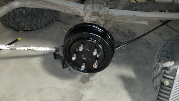 rear brakes new drums