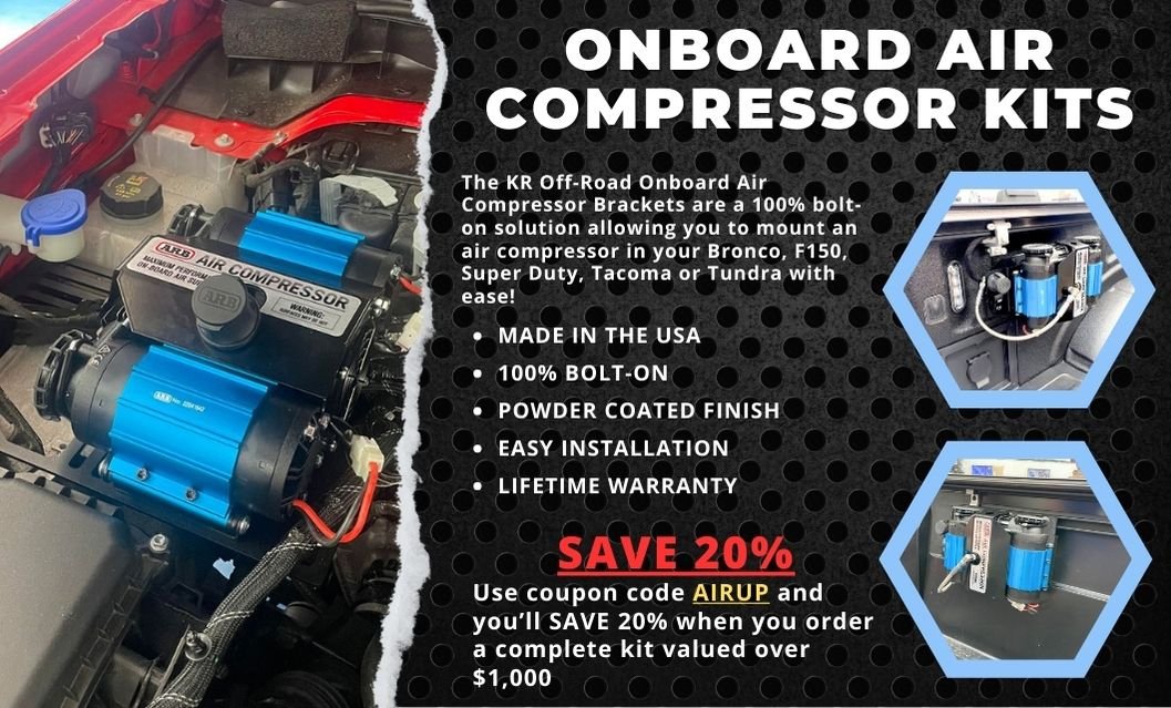 SAVE 20 Onboard Air Compressor Kits Ford F150 Forum Community of