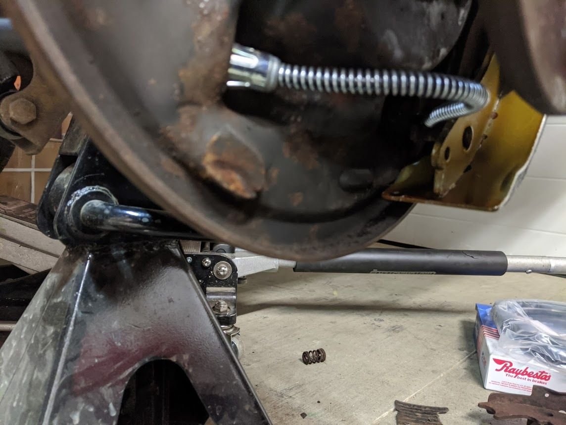 Parking brake cable spring too long Ford F150 Forum Community of