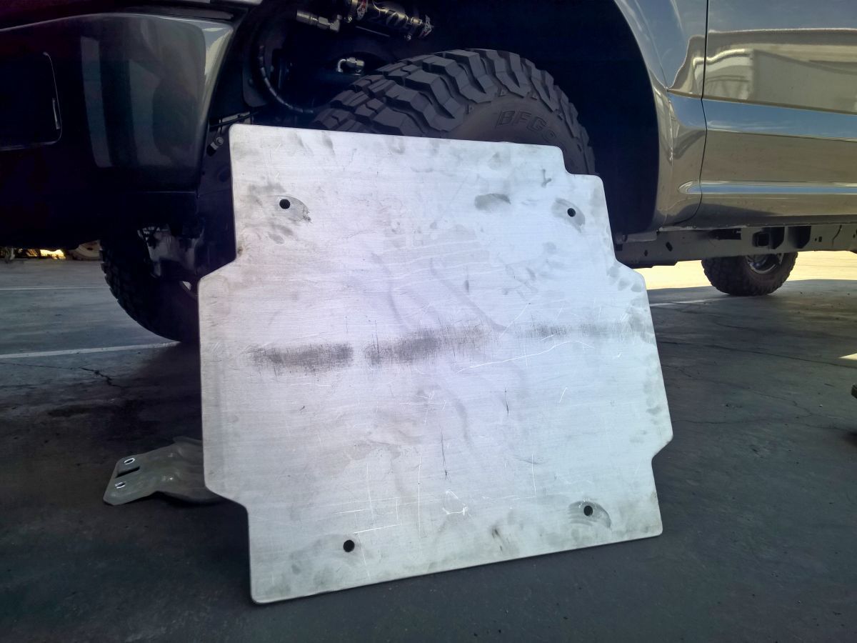 Custom skid plates for the offroadanarchy Sport XLT Ford F150 Forum Community of Ford Truck