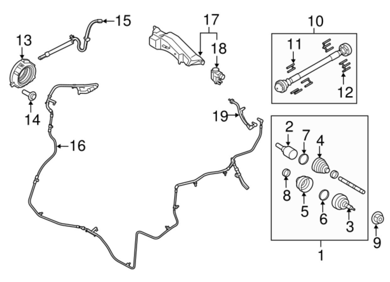 20132018 F150 Intermittent Grinding Noise From IWE ***SSM 47329