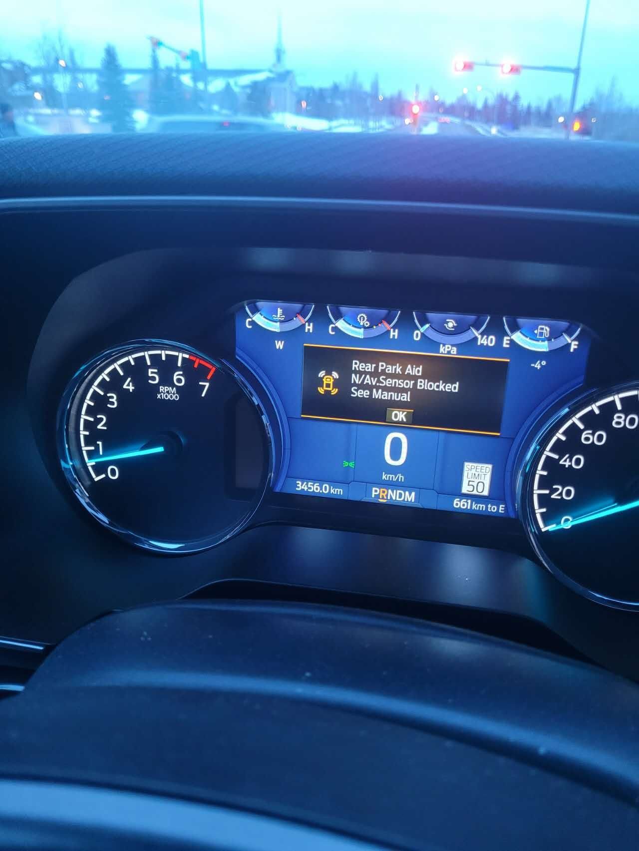 rear park aid N/av. sensor blocked Ford F150 Forum Community of