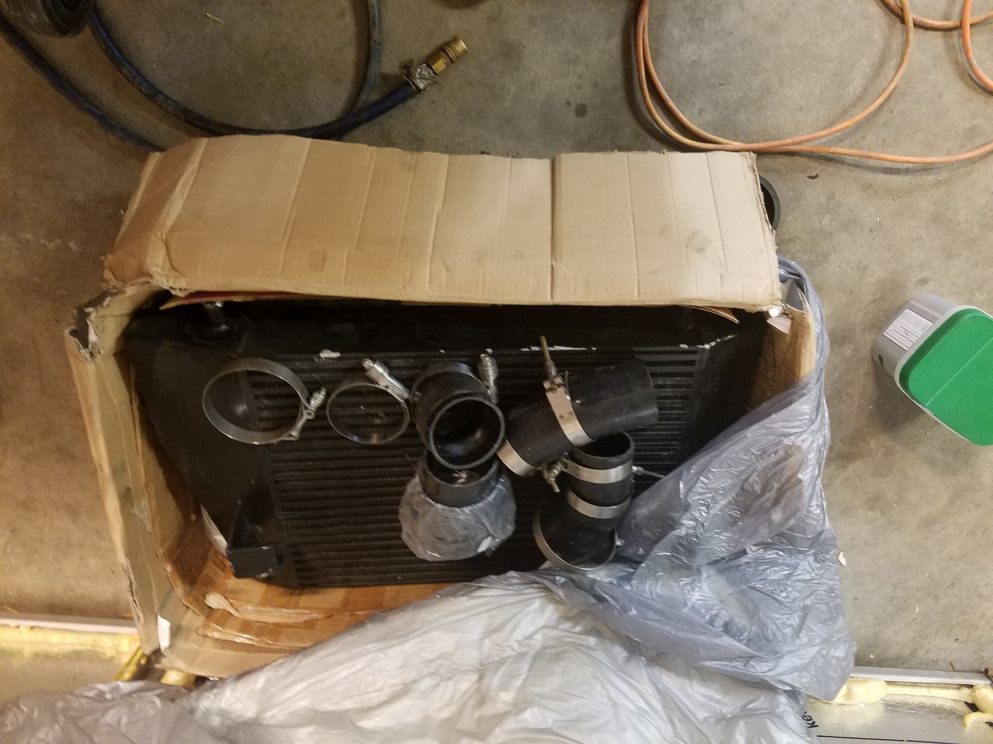 South Central XS Power intercooler and down pipe JMS Boost Maxx and