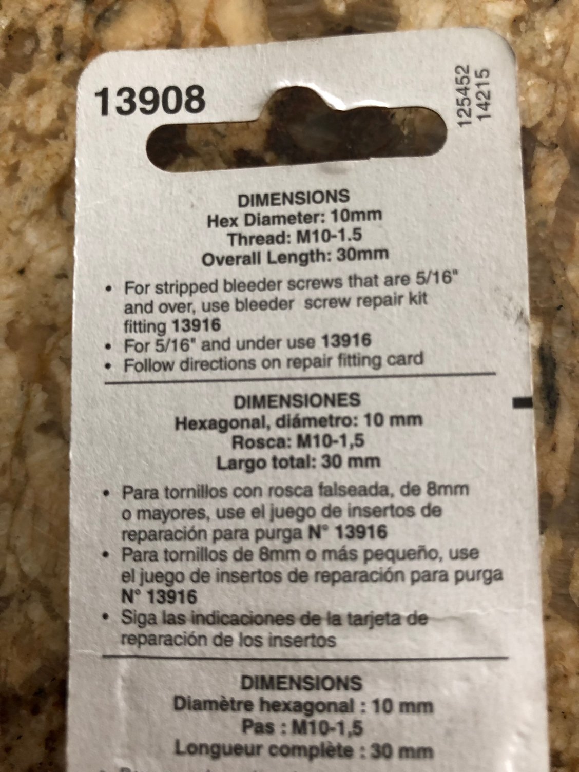 Need help on bleeder screw size Ford F150 Forum Community of Ford Truck Fans