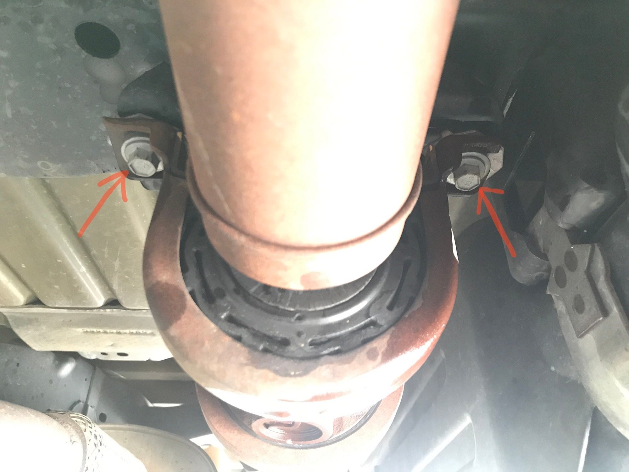 Ujoints Replacement on TwoPiece Driveshaft (2013 XLT 3.7L V6)) Ford