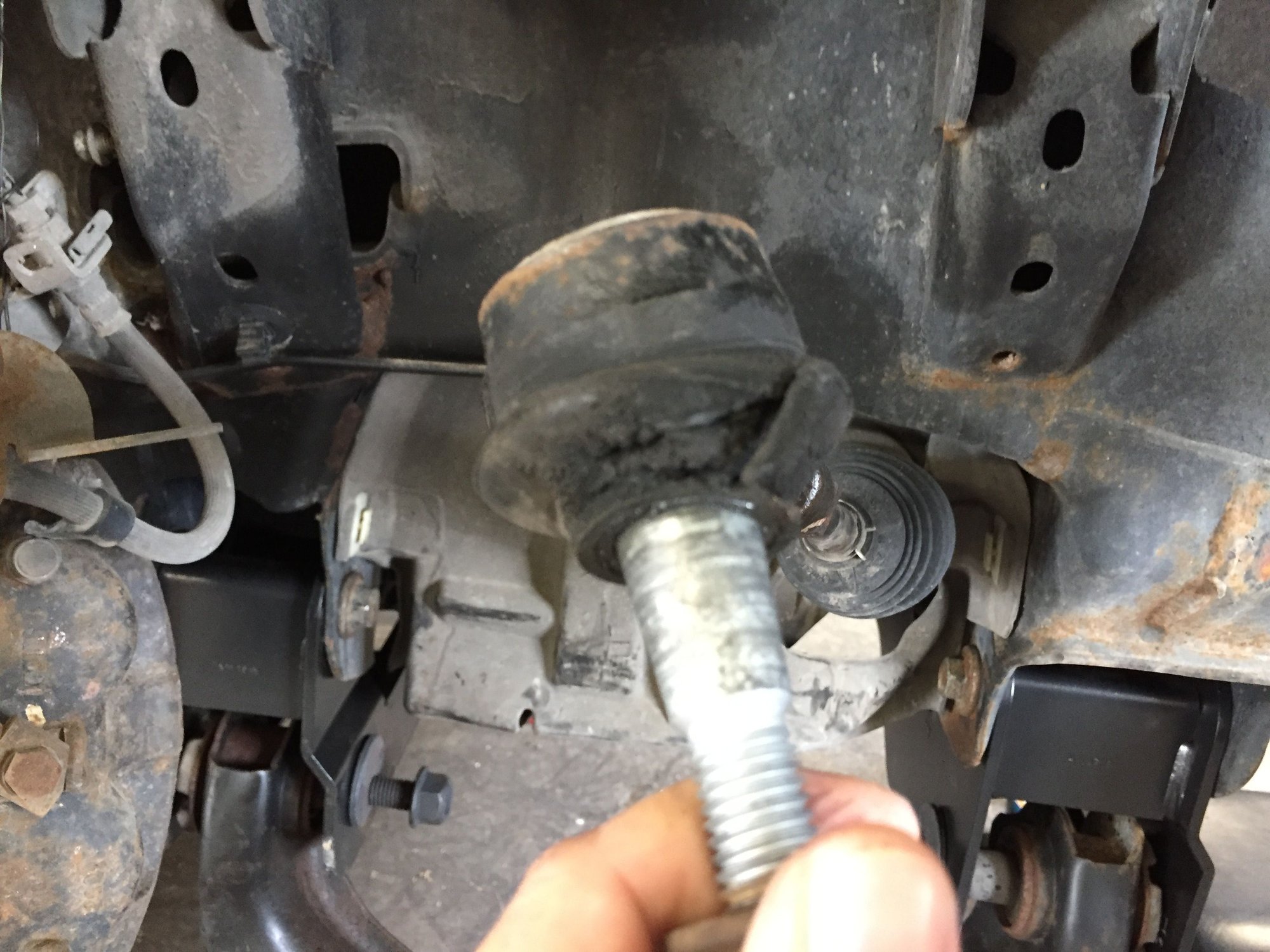 Upper ball joints after 60k miles on 3” leveling kit Ford F150 Forum