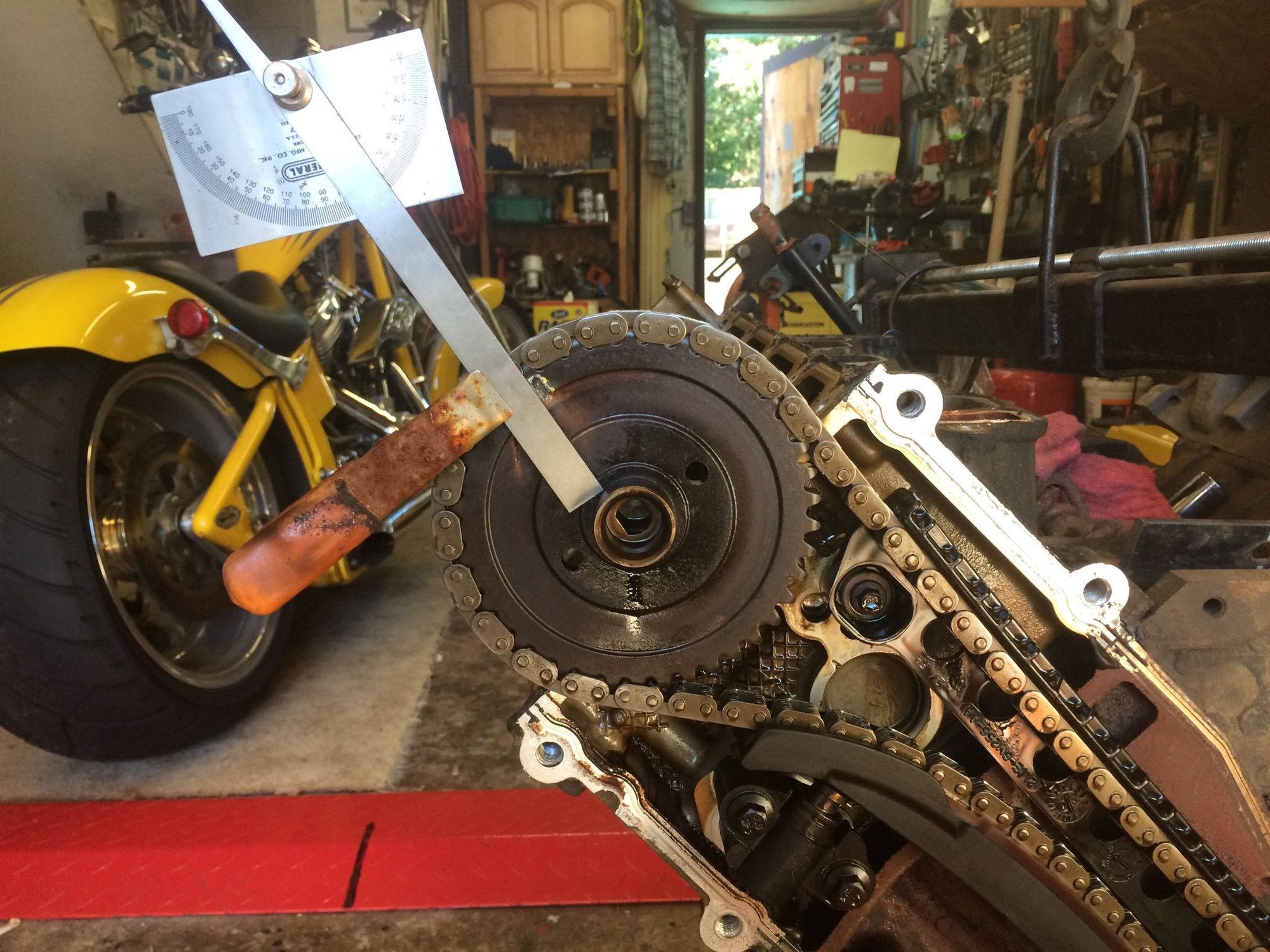 help with 2002 5.4 L timing chain location Ford F150 Forum