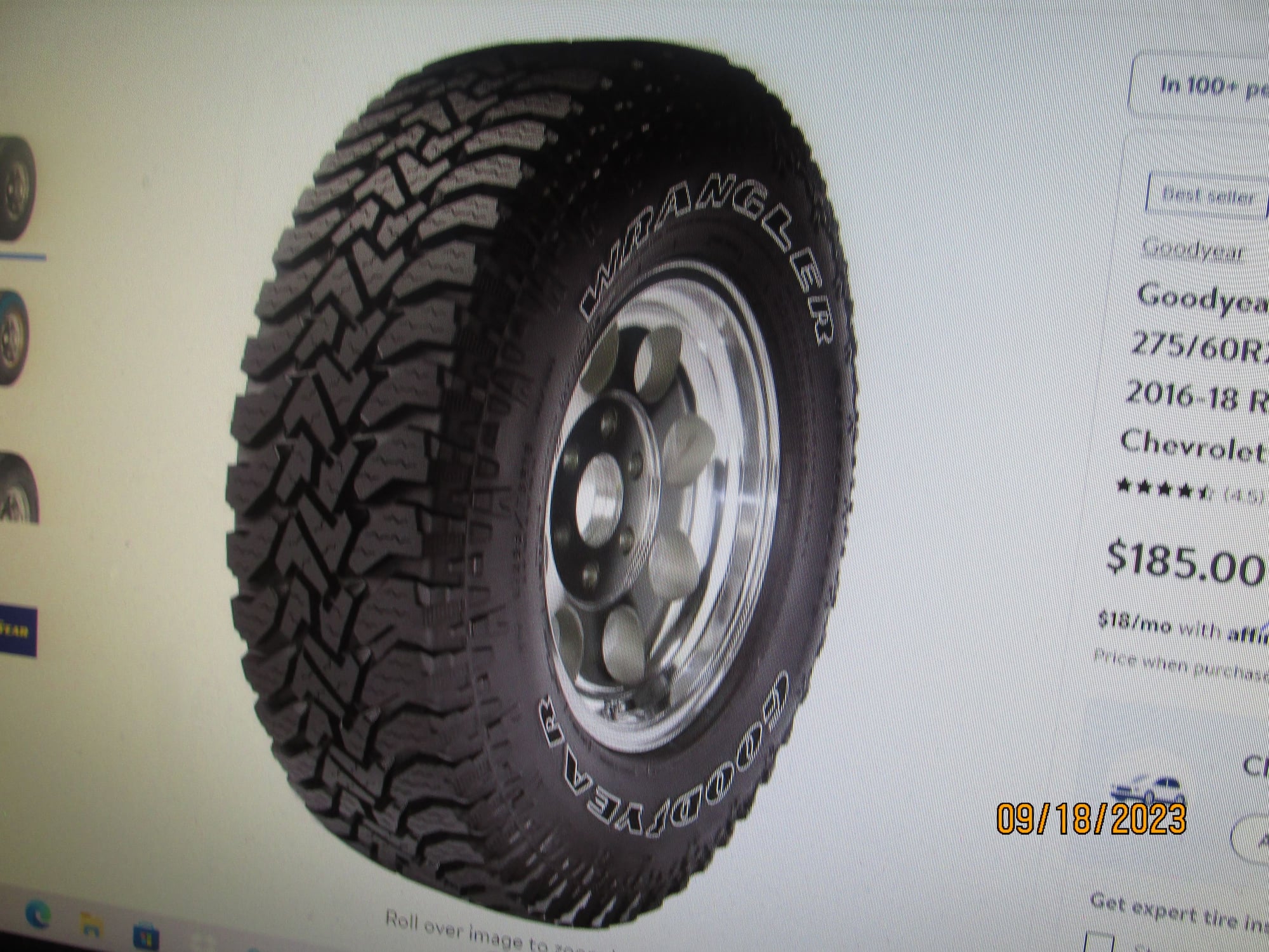 Goodyear Wrangler Authority A/T 275/65R18 116S All-Terrain Tire